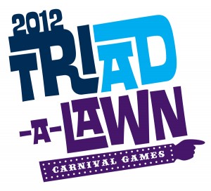 Carnival games 2012 Logo Triad-a-lawn