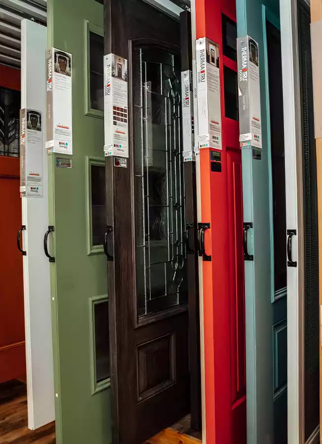 colorful door options