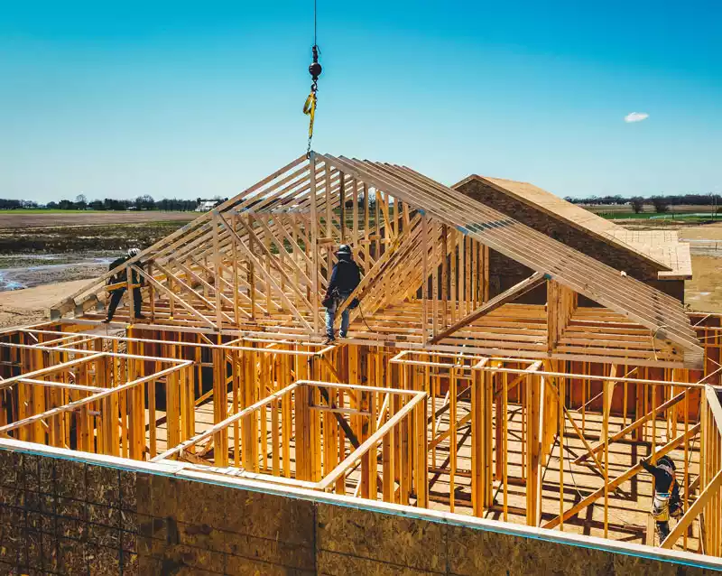 multiple roof trusses